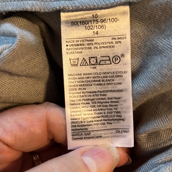 NWT Gap size 10 pull on pants - Picture 6 of 6